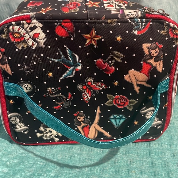 Handmade Rockabilly Make up Case - Picture 6 of 11